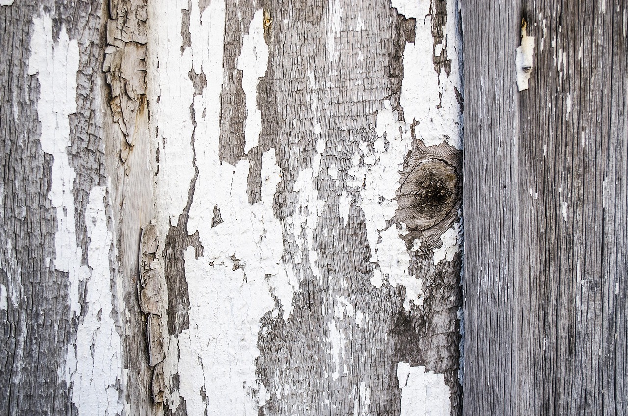 Painter applying exterior paint to primed wooden fascia boards.