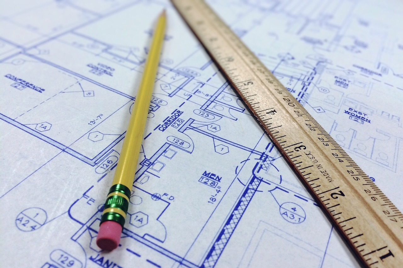 Close-up of a property tax card and architectural sketch showing square footage