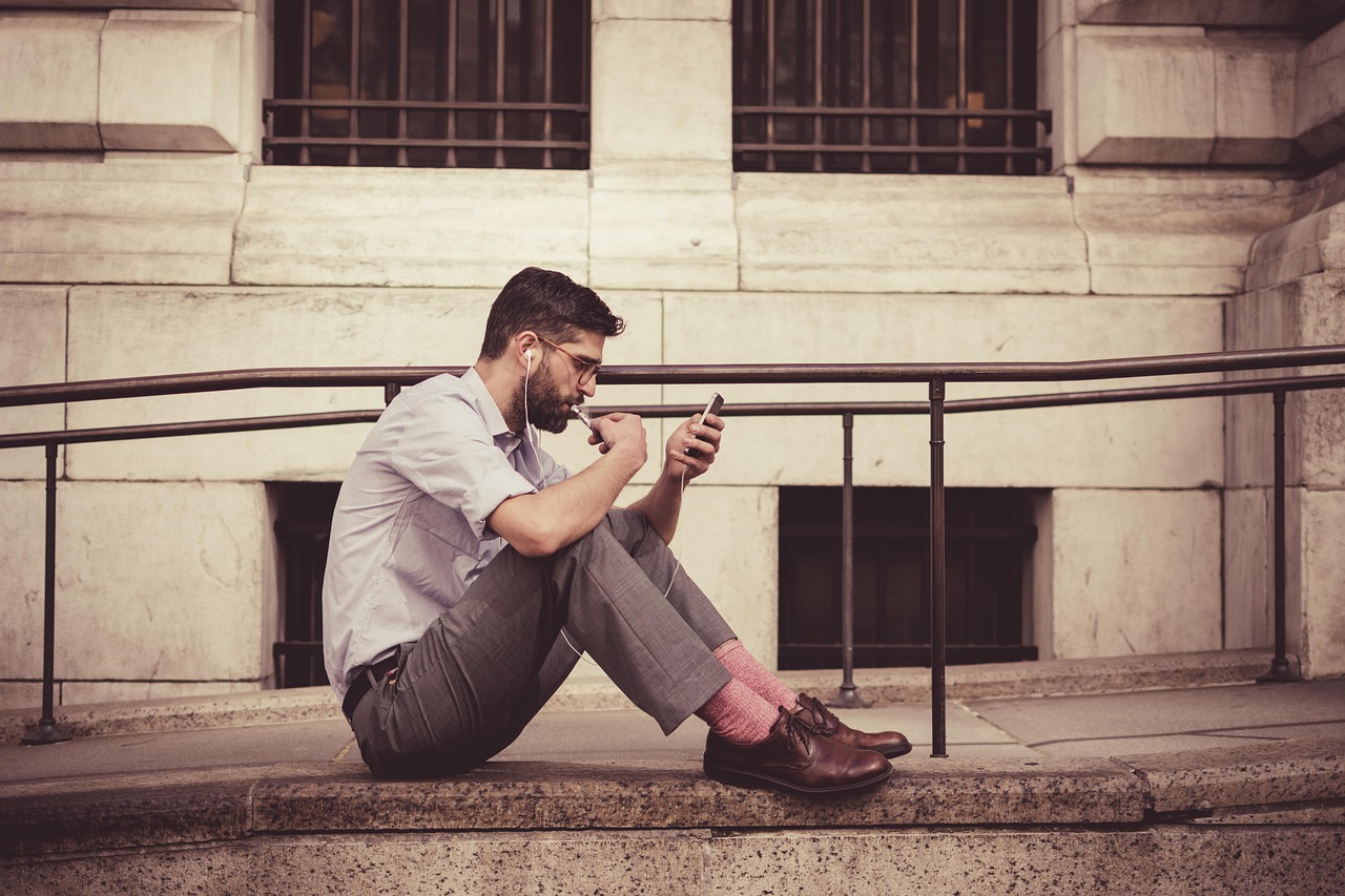 A close-up of a user navigating mobile application settings on a phone.