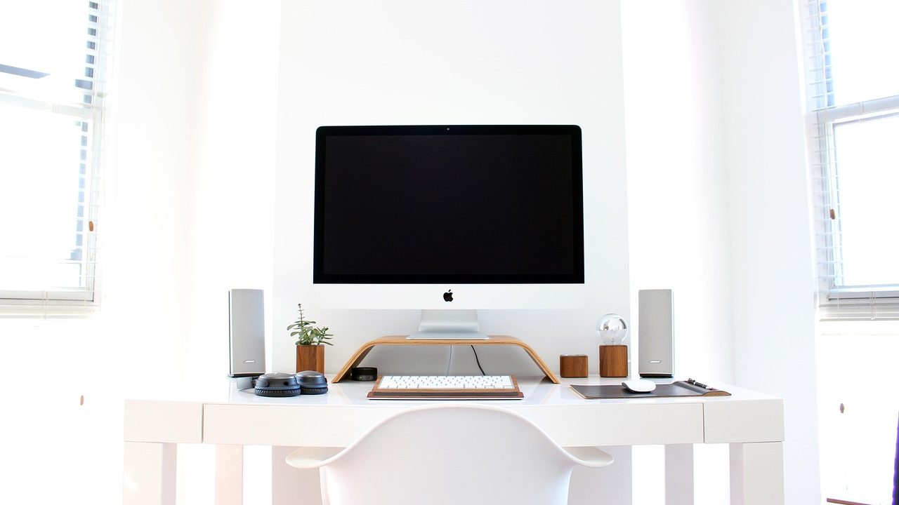 A high-performance desktop workstation on a clean modern desk set up for secure offline document analysis.