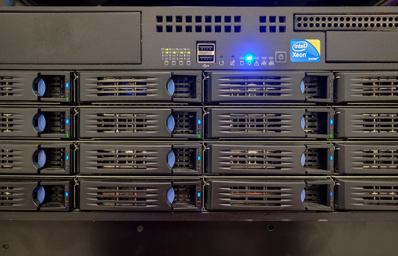 Enterprise server racks housing hardware dedicated to self-hosted local AI inference.