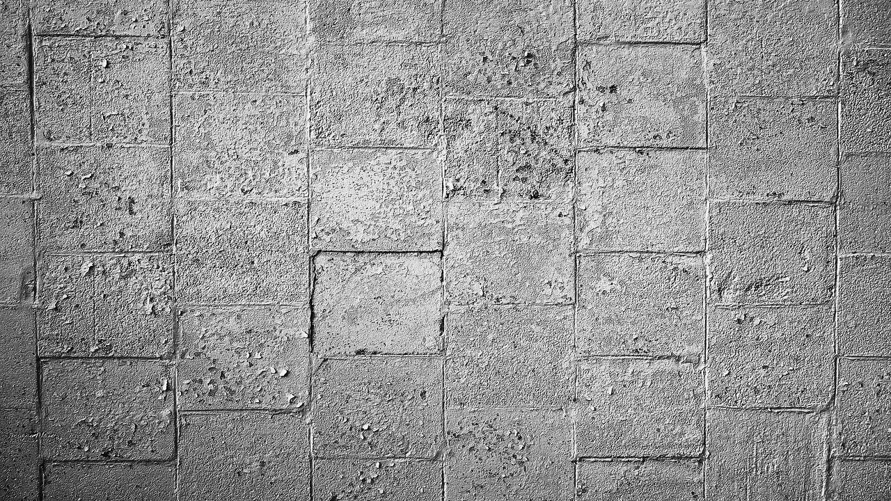 Inspection of a leaning residential concrete block retaining wall showing structural distress.