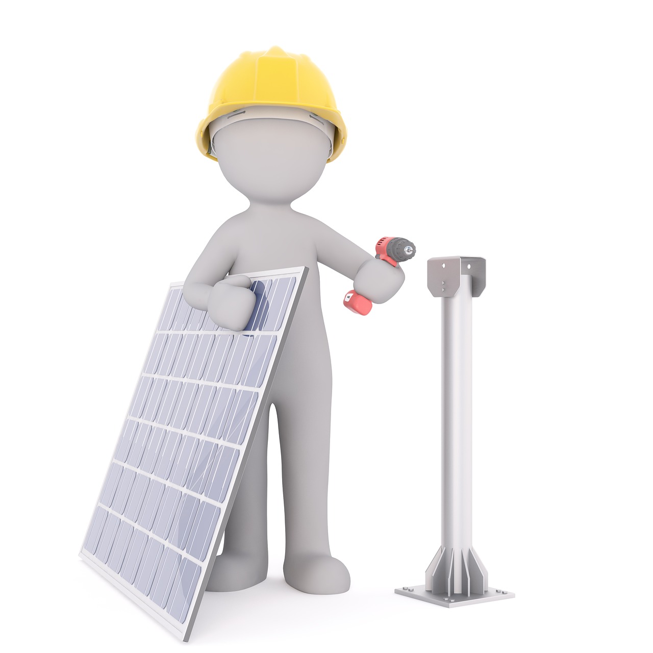 Homebuyers closing on a house with rooftop solar panels installed.
