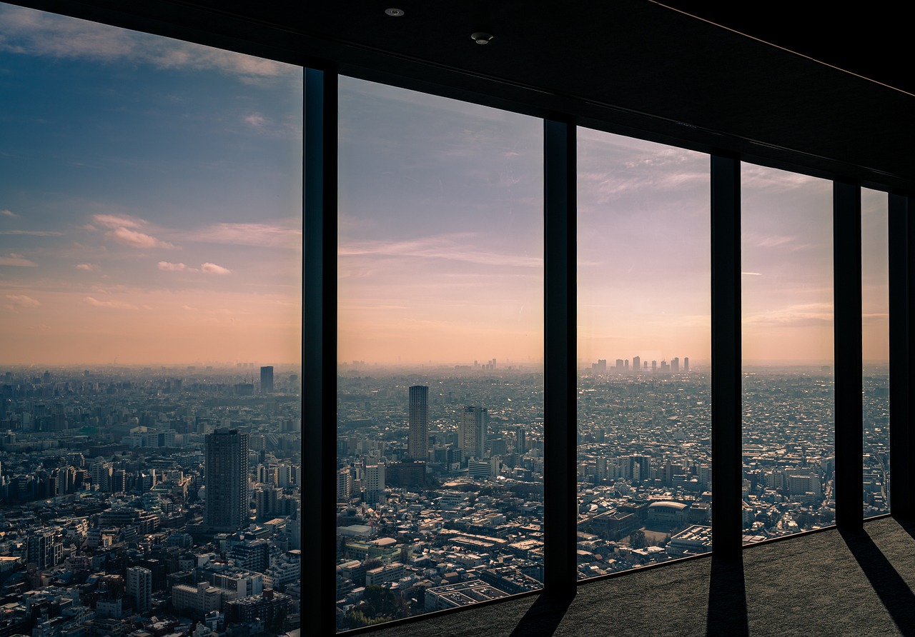 Close-up of interior cellular blackout shades fitted neatly inside a residential window frame.