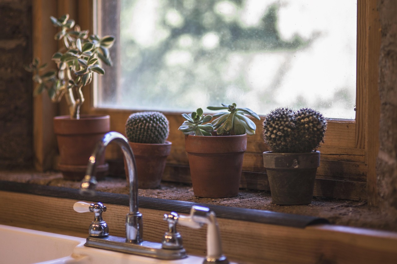 Installing a new modern single-handle kitchen faucet
