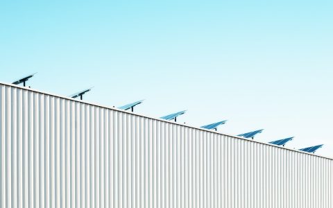 Rooftop solar panels installed on a residential home.